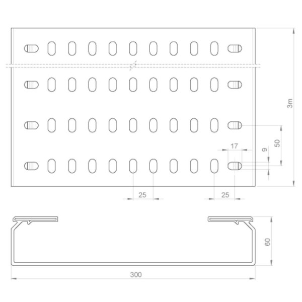 CHEMIN DE CABLE METALLIQUE
