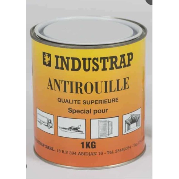 PEINTURE ANTIROUILLE ROUGE 4KG